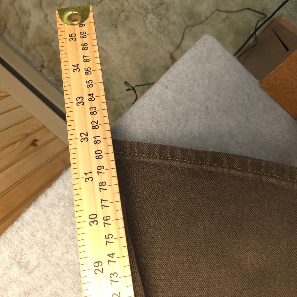 Abercrombie & Fitch 90s Straight Ultra High Rise Curve Love Brown Jeans 35 20L - Picture 9 of 10